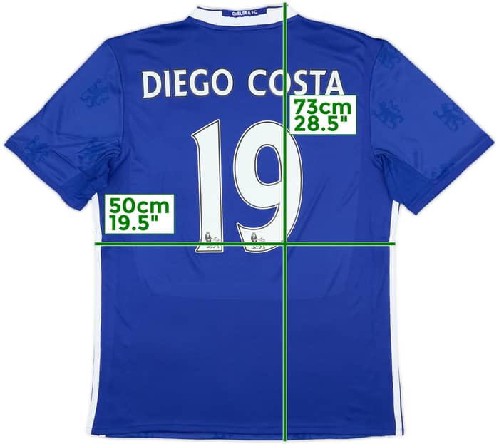 2016-17 Chelsea Home Shirt Diego Costa #19 (M)