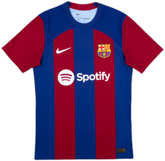 2023-24 Barcelona Authentic Home Shirt - 9/10 - (S)