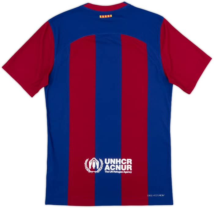 2023-24 Barcelona Authentic Home Shirt - 9/10 - (S)
