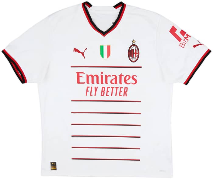 2022-23 AC Milan Away Shirt R.Leao #17 - 7/10 - (L)