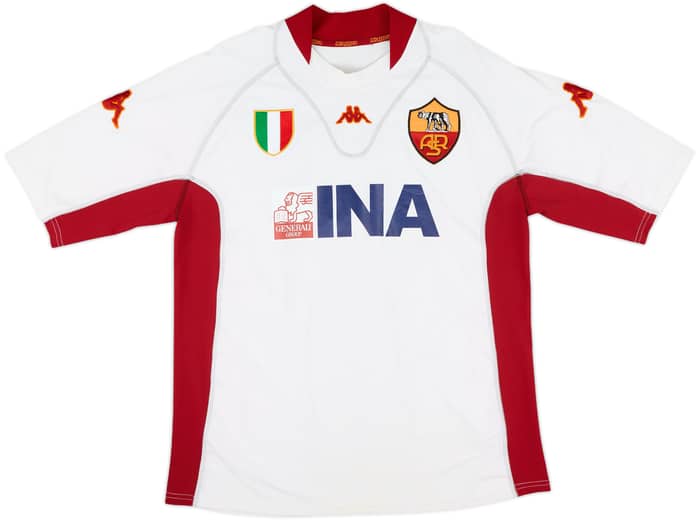 2001-02 Roma Away Shirt Totti #10 - 8/10 - (XXL)