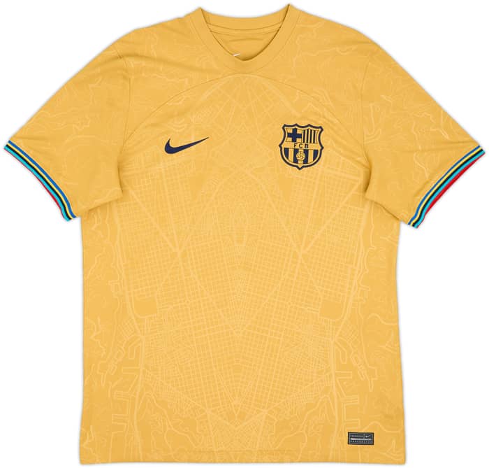2022-23 Barcelona Away Shirt Lewandowski #9 - 9/10 - (M)