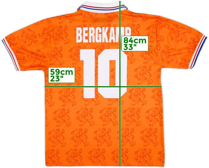 1994 Netherlands Home Shirt Bergkamp #10 - 8/10 - (L)