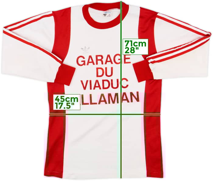 1980s adidas Template L/S Shirt #9 - 7/10 - (M)