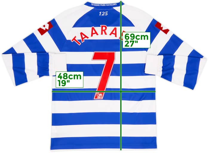 2011-12 QPR Home L/S Shirt Taarabt #7 - 6/10 - (S)