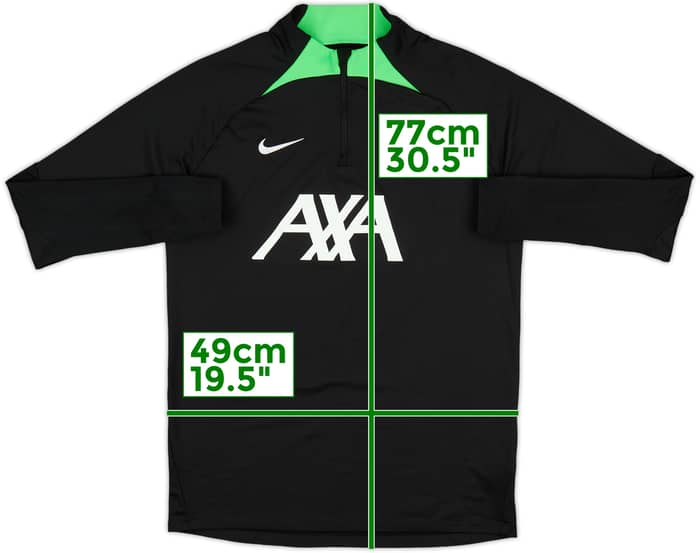 2023-24 Liverpool Nike 1/4 Zip Drill Top - 9/10 - (M)
