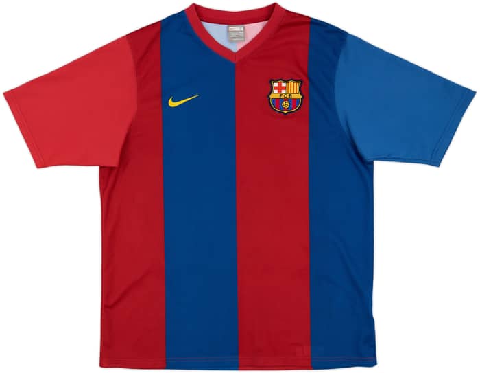 2006-07 Barcelona Basic Home Shirt Messi #19 - 7/10 - (L)