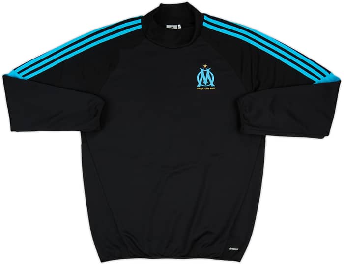 2014-15 Olympique Marseille adidas Sweat Top - 8/10 - (L)