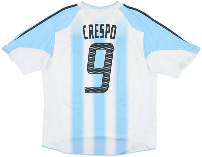 2004-05 Argentina Home Shirt Crespo #9 - 5/10 - (XL)