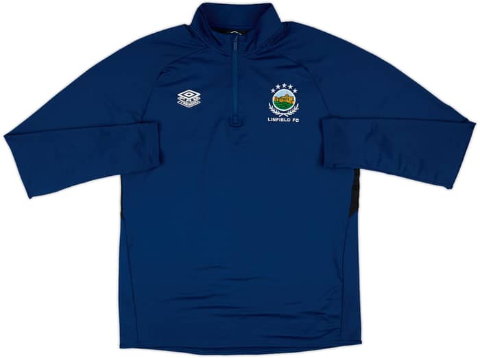 2016-17 Linfield Umbro 1/4 Zip Drill Top - 9/10 - (L)