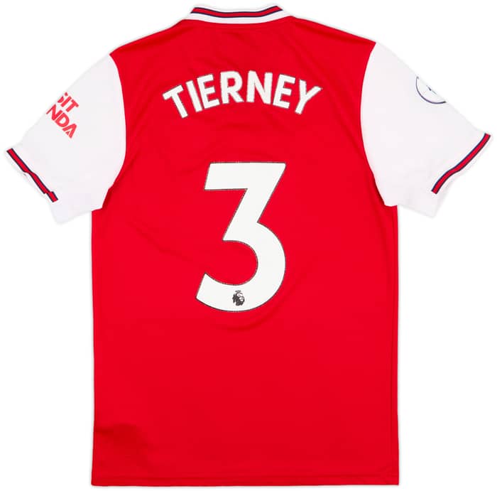 2019-20 Arsenal Home Shirt Tierney #3 - 6/10 - (S)
