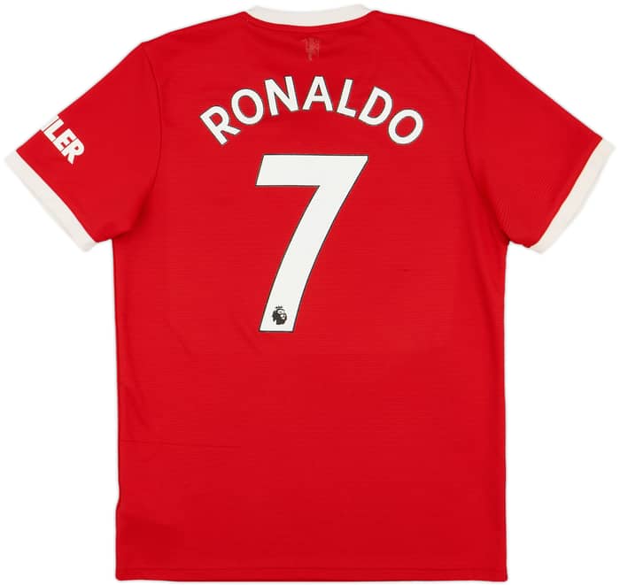 2021-22 Manchester United Home Shirt Ronaldo #7 - 7/10 - (M)