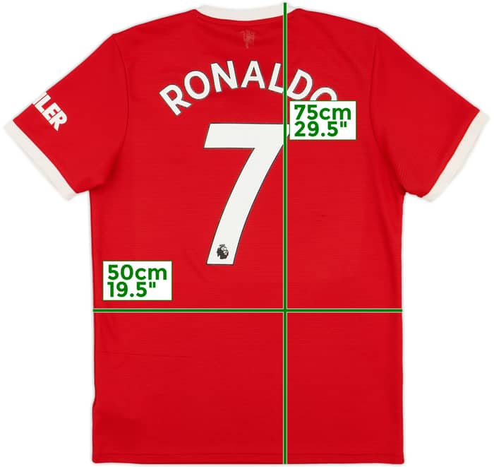 2021-22 Manchester United Home Shirt Ronaldo #7 - 7/10 - (M)