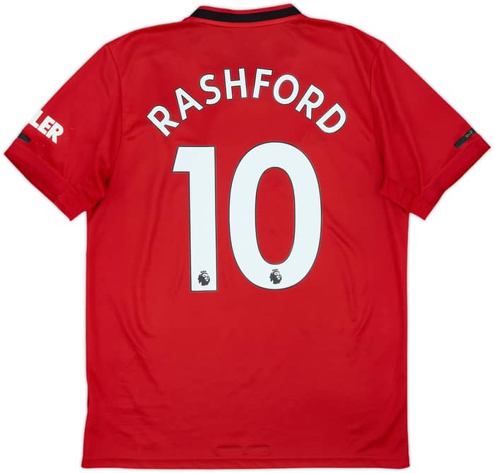2019-20 Manchester United Home Shirt Rashford #10 - 6/10 - (M)