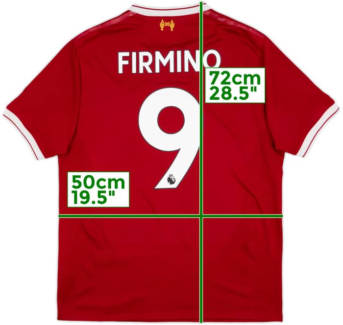 2017-18 Liverpool 125 Years Home Shirt Firmino #9 - 8/10 - (M)
