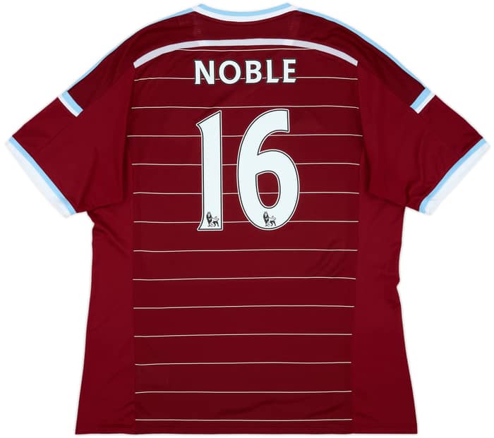 2014-15 West Ham Home Shirt Noble #16 - 10/10 - (XXL)