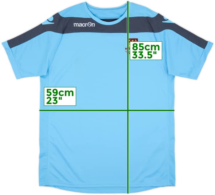 2012-13 West Ham Macron Training Shirt - 9/10 - (XXL)