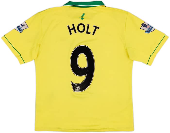 2012-13 Norwich Home Shirt Holt #9 - 5/10 - (M)