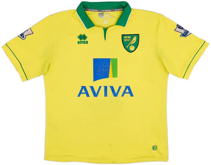 2012-13 Norwich Home Shirt Holt #9 - 5/10 - (M)