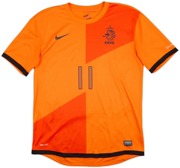 2012-13 Netherlands Home Shirt Robben #11 - 6/10 - (M)