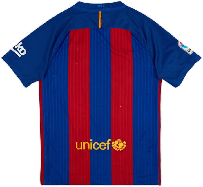 2016-17 Barcelona Home Shirt - 4/10 - (S)