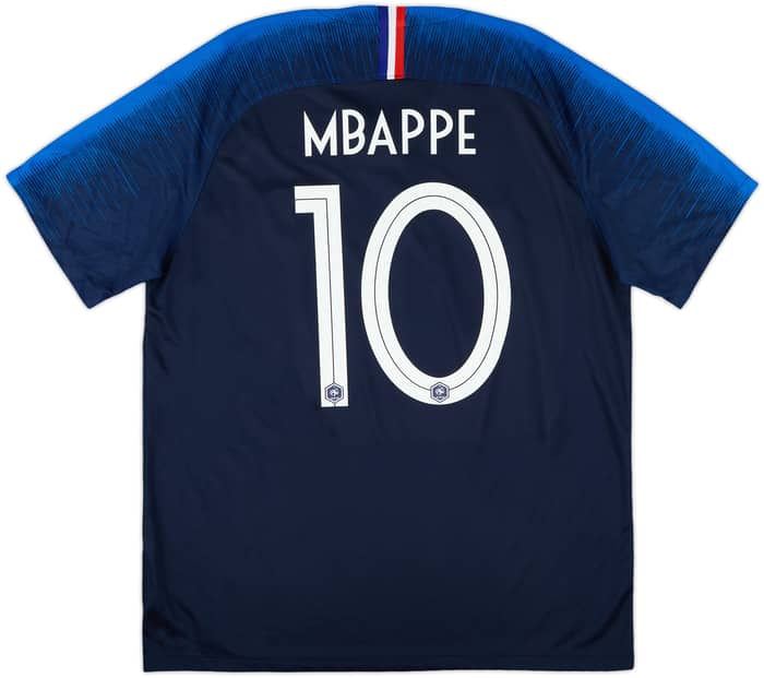 2018 France Home Shirt Mbappe #10 - 9/10 - (XL)