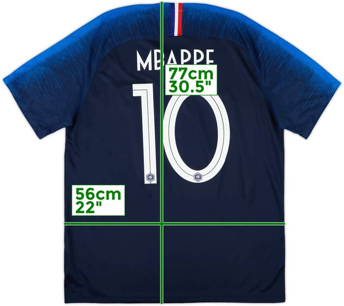 2018 France Home Shirt Mbappe #10 - 9/10 - (XL)