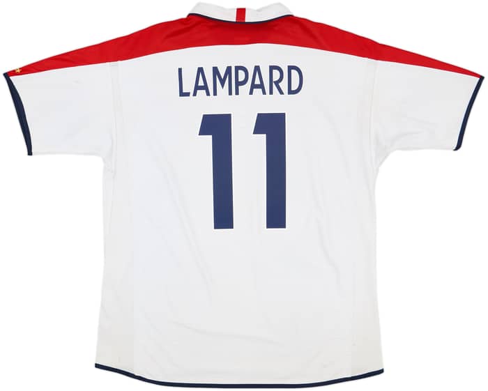 2003-05 England Home Shirt Lampard #11 - 5/10 - (XXL)