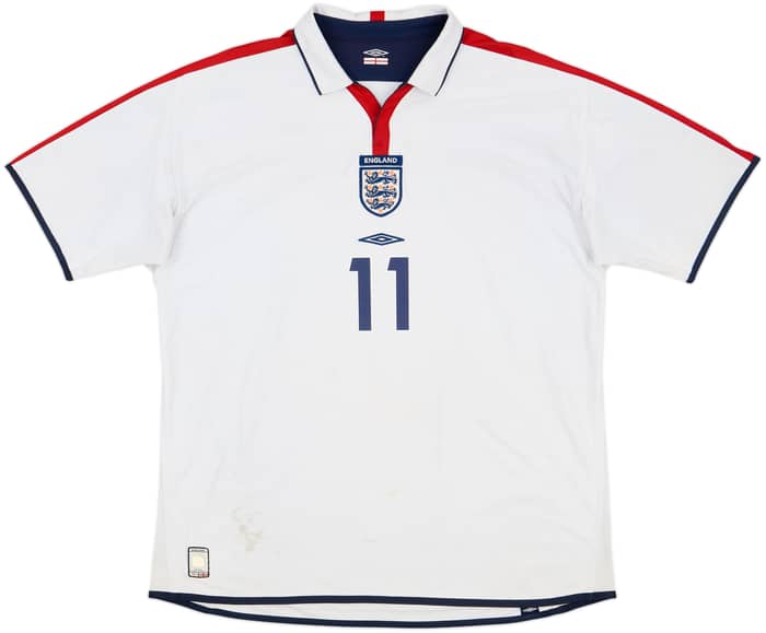 2003-05 England Home Shirt Lampard #11 - 5/10 - (XXL)