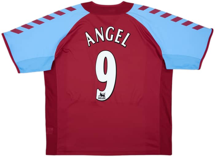 2004-05 Aston Villa Home Shirt Angel #9 - 7/10 - (XXL)