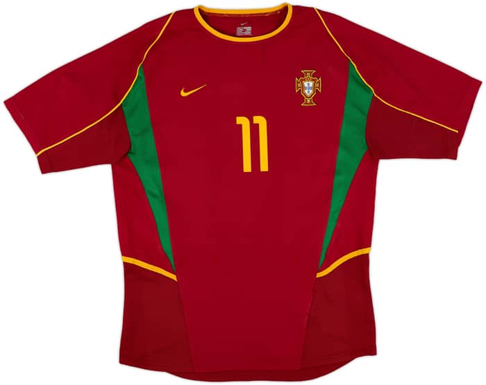 2002-04 Portugal Home Shirt C.Ronaldo #11 - 8/10 - (M)