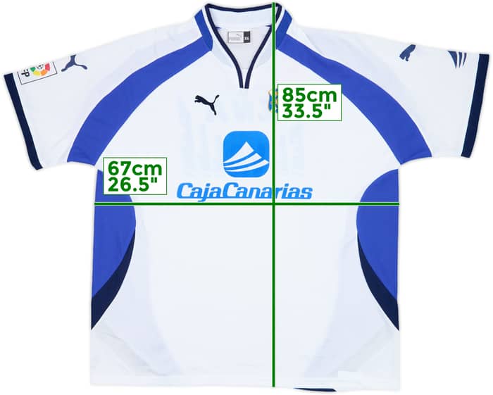 2001-02 Tenerife Home Shirt - 8/10 - (XL)