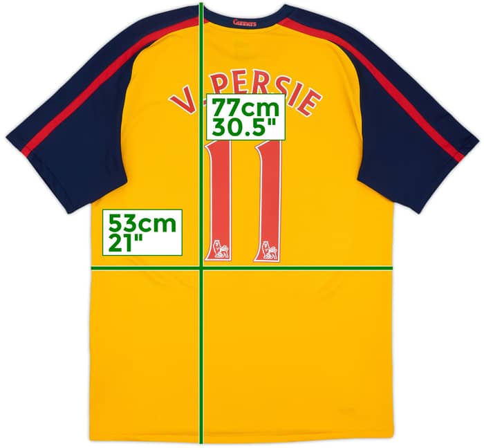 2008-09 Arsenal Away Shirt V.Persie #11 - 6/10 - (M)