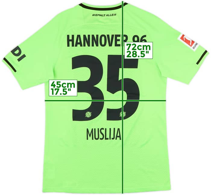 2018-19 Hannover 96 Third Shirt Muslija #35 - 9/10 - (S)
