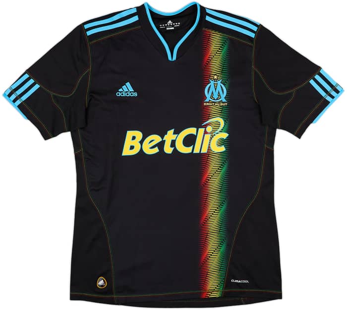 2010-11 Olympique Marseille Third Shirt Lucho #8 - 7/10 - (M)
