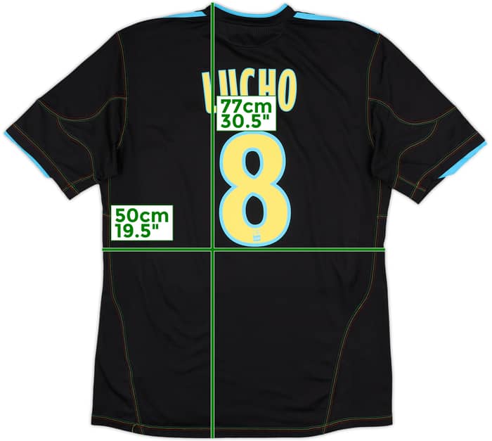 2010-11 Olympique Marseille Third Shirt Lucho #8 - 7/10 - (M)