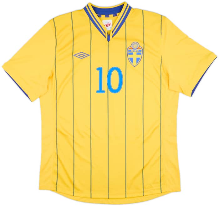 2012-13 Sweden Home Shirt Ibrahimovic #10 - 9/10 - (L)