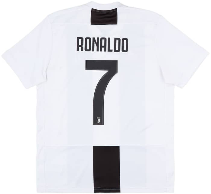 2018-19 Juventus Home Shirt Ronaldo #7 - 7/10 - (L)