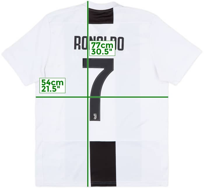 2018-19 Juventus Home Shirt Ronaldo #7 - 7/10 - (L)