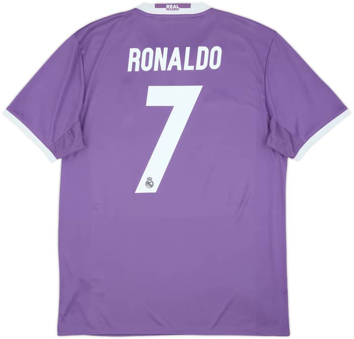 2016-17 Real Madrid Away Shirt Ronaldo #7 - 8/10 - (L)