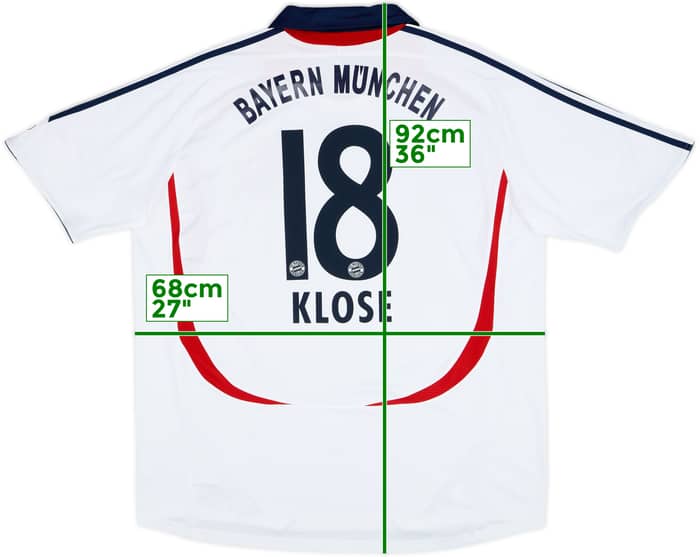 2006-07 Bayern Munich Away Shirt Klose #18 - 9/10 - (XXL)