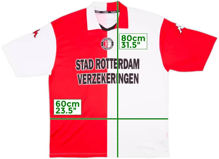 2001-02 Feyenoord Home Shirt - 8/10 - (3XL)