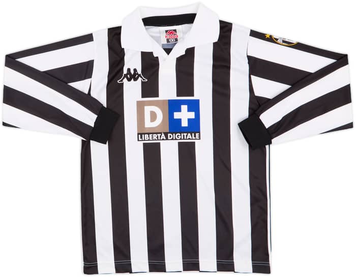1998-99 Juventus Home L/S Shirt #9 - 6/10 - (XL.Boys)