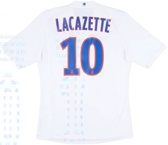 2013-14 Lyon Home Shirt Lacazette #10 - 7/10 - (M)