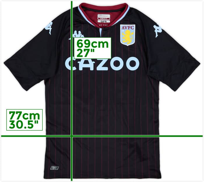 2020-21 Aston Villa Away Shirt #19 - 8/10 - (S)