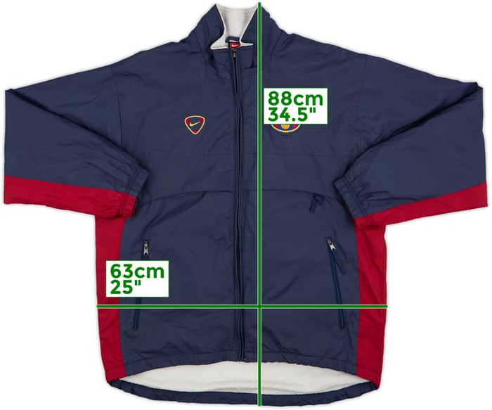 2000-01 Barcelona Nike Padded Bench Coat - 9/10 - (M)