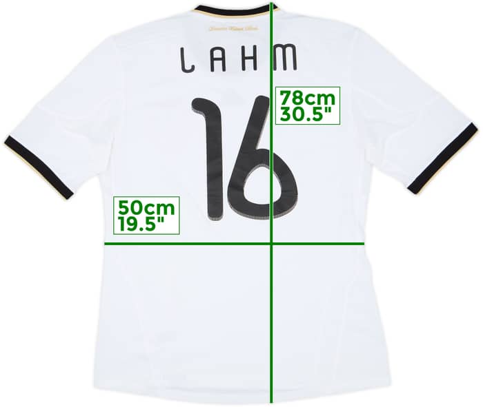 2010-11 Germany Home Shirt Lahm #16 - 8/10 - (L)