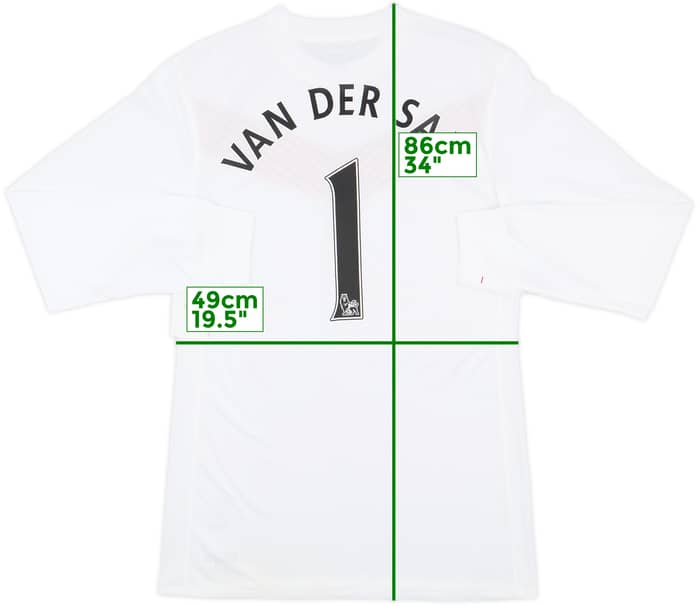 2009-10 Manchester United Player Issue GK Shirt Van Der Sar #1 (L)