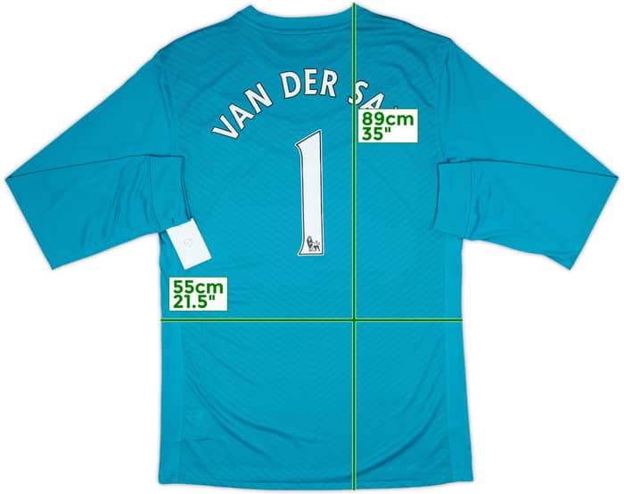 2009-10 Manchester United Player Issue GK Shirt Van Der Sar #1 (XXL)
