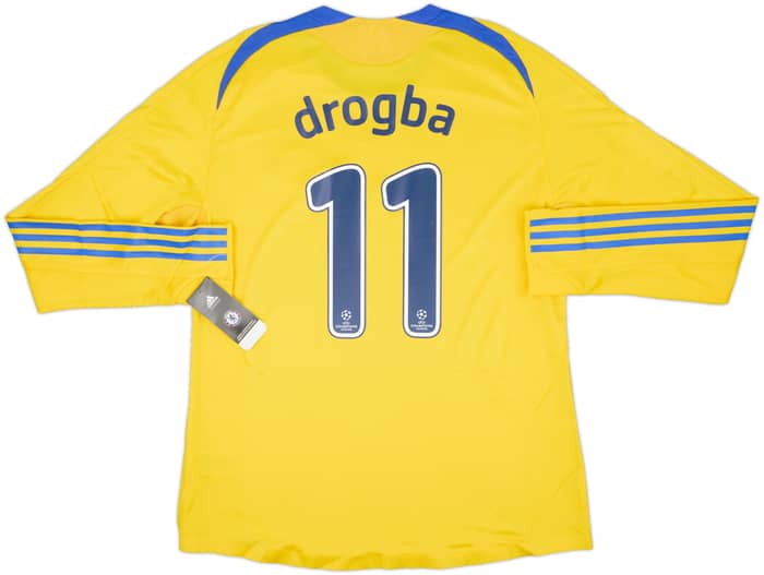 2008-09 Chelsea Player Issue Third L/S Shirt Drogba #11 (XL)